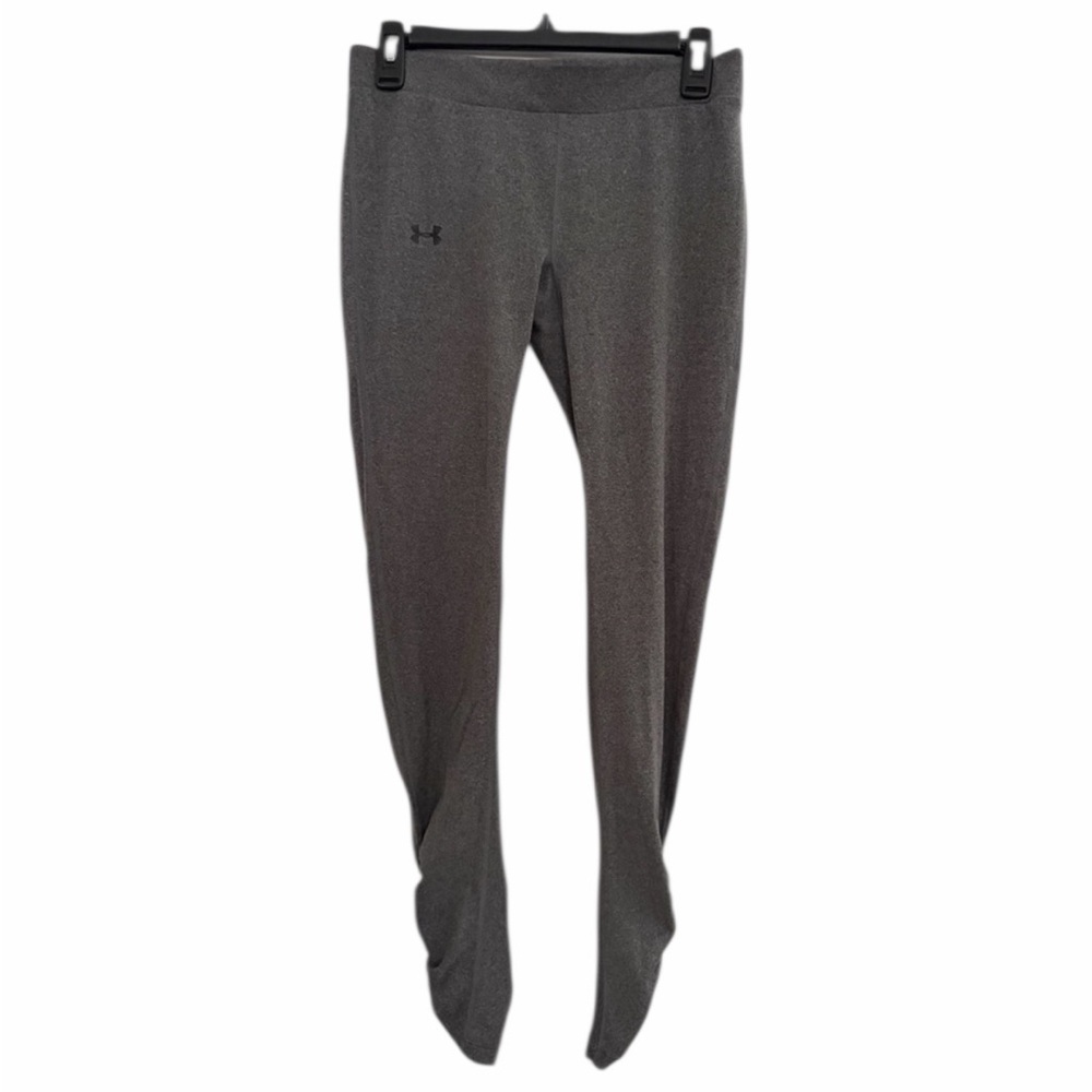 Under Armour Women’s Dark Gray Fitted Heat Gear Pants Medium Waist 15” Length 30